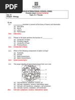 PS AS CB IX Bio 6.1 Tissues