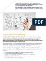 Plano de Marketing - Conceito