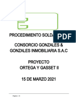 Procedimiento SOLDADURA