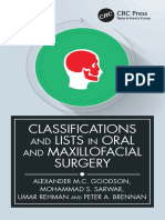 Classifications and Lists in Oral and Maxillofacial Surgery