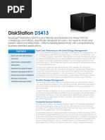 Synology DS413 Data Sheet Enu