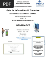 Guía de Informática Personalizada de 7 III Trimestre