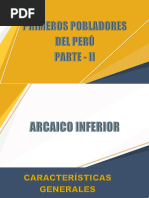 Periodo Arcaico Inferior Historia Del Peru