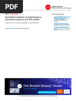 Quantitative detection of multi-frequency disturbance signal by φ-OTDR system