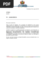 Carta de Agradecimiento