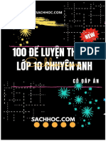 100 Đề Luyện Thi Vào Lớp 10 Chuyên Anh Có Đáp Án