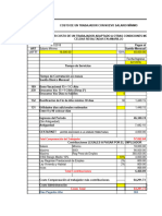 Estructuras Costo Trabajador 1° Septiembre 2018