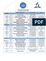 Approved TOC Calendar of Events 2022