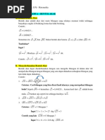 Materi Pertemuan 2 (Bentuk Akar Matematika)