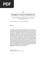 Investigation On Inverter Arc Welding Circuit: Nethra K, Bansilal Bairwa, Christina Sundari V Himabindu