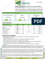 Rs.661 MN Rs. 281 MN Rs. 202 MN: Arrow Greentech LTD Reports Robust Results For Q1 FY25 With 95% Y-o-Y Growth in EBITDA