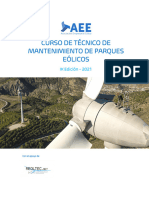 Aee Curso de Mantenimiento de Parques Elicos 2021