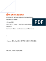 Certificación y Acreditación en Instituciones de Salud Tarea4