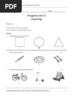 GE 3 Prog Test 3 Listening