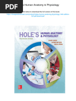 Hole's Human Anatomy & Physiology. Hole's Human Anatomy & Physiology 14th Edition ISBN 0078024293, 978-0078024290