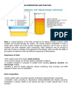 Urine Composition and Function