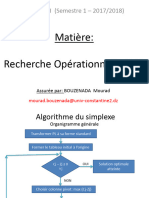 Présentation 5 Cours RO 2017-2018