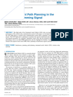 UAV Relay Flight Path Planning in The Presence of