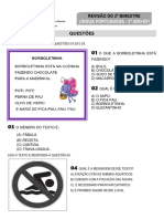 Revisão Prova de Portugues-2º Ano-2º Bimestre