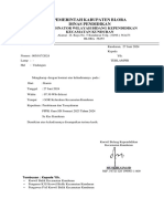 Undangan Pembinaan & Tasyakuran Korwil Kunduran