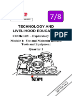 Cookery Exploratory Module 1