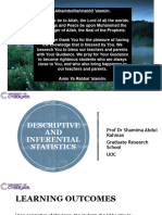 PG Descriptive and Inferential Statistic 2024