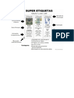 Super Etiquetas para Cedulas Impressao Comprimido