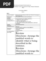 Lesson Plan in HELE 6 Week 1