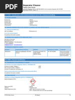 MSDS - Separator Cleaner - English