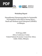 Ethiopia MSME Capacity Building Workshop Report