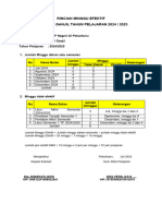 Rincian Minggu Efektif