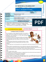 1° Ficha de Actividad 4 Edat 7