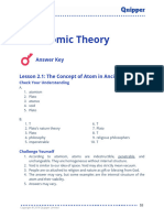 PS SHS Unit Atomic Theory (Answer Key)