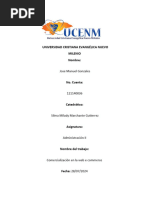 Universidad Cristiana Evangélica Nuevo Milenio Nombre:: Jose Manuel Gonzales