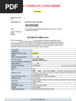 (S) Sample Loi Mytra Global Sdn. BHD