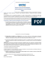 Criterios de Participación Del Foro 2 y Rúbrica de Evaluación. Semana 3