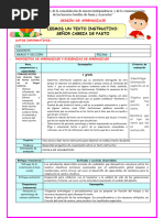 1º U3 s5 Sesion d1 Com Leemos Un Texto Instructivo