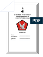 Format Portofolio Pramuka Garuda Penggalang