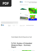 High and Low Frequency Actuation Comparison For A Weapons Bay Cavity