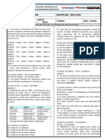 Exercício Sistema de Classificação Dos Seres Vivos