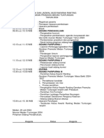 Agenda Dan Jadwal Musyawarah Ranting Medan Tuntungan