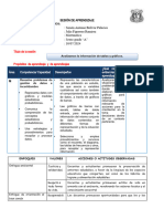 SESIÓN DE APRENDIZAJE Matematica Grafico de Barras