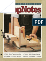 ShopNotes #06 (Vol. 01) - Table Saw Tenoning Jig - Text