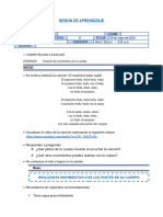 SESION DE APRENDIZAJE Educación Física 2do Grado