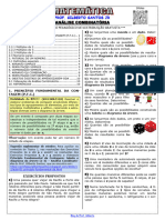 Apostila de Análise Combinatória (10 Páginas, 86 Questões, Com BNCC)