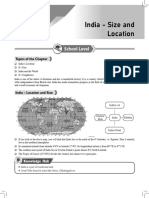 (India Size and Location) & (Physical Features of India) - Study Module