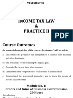 Income Tax Law Practice II