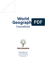 World Geography Coursebook Curriculum Sample HS