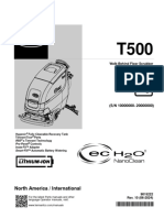 Tennant T500 Parts Manual  