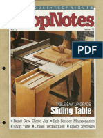 ShopNotes #15 (Vol. 03) - Sliding Table - Text